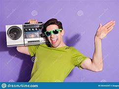 Image result for Guy Carrying Boombox