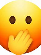 Image result for faces with hands over mouth emoji