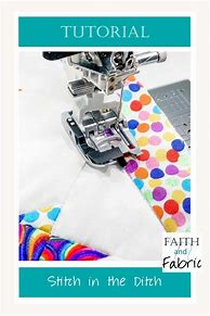 Image result for Janome Stitch in the Ditch Foot