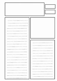 Image result for Newspaper Article Template Printable