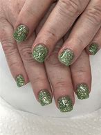 Image result for Green Glitter Nail Polish