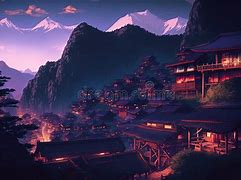 Image result for anime cityscapes night