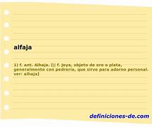 Image result for alfaja