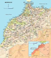 Image result for Morocco Map Google