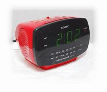 Image result for Sony Large Red LED Clock Radio