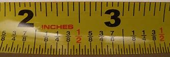 Image result for Measuring Tape 1 Inch