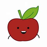 Image result for Red Apple Cartoon Black Background