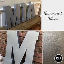 Image result for Metal Wall Letters