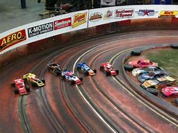 Image result for Slot Car Dirt Track Racing