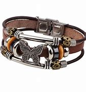 Image result for Leather Bracelets for Girls
