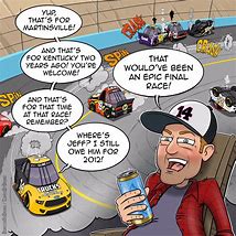 Image result for Funny NASCAR Cartoons