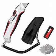 Image result for Box Cutter Knife with Holster with Pocket Knife Set