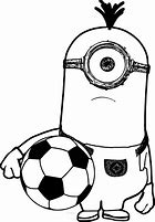 Image result for Minion Outline Football