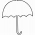 Image result for Umbrella Outline