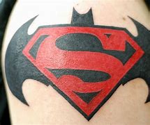 Image result for Superman V Batman Logo Tattoo