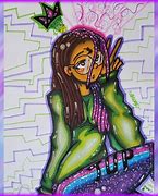 Image result for Watercolour Galaxy Girl