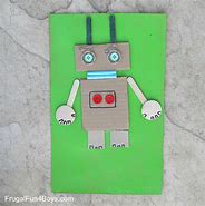 Image result for Cardboard Robot Head