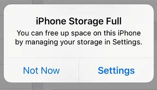 Image result for Storage Almost Full iPhone