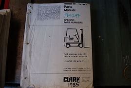 Image result for Clark Tm247 Parts Manual PDF