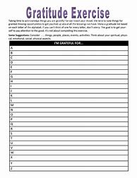 Image result for Printable Worksheets On Recovery Gratitude