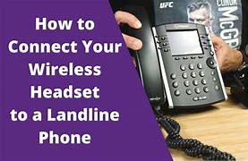 Image result for Landline Phone That Comes with a Wireless Headset