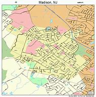 Image result for Madison New Jersey Map