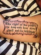 Image result for 2nd Amendment Tattoo Designs