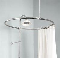 Image result for Rounded Shower Curtain Rod