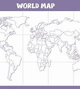 Image result for World Map A5 Printable