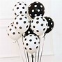 Image result for Black and White Polka Dot Balloons