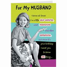 Image result for Funny Birthday Card for Ex-Husband