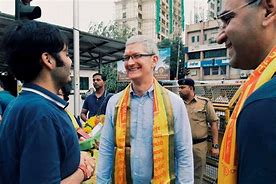 Image result for Tim Cook in India