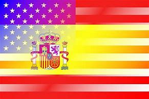Image result for Spanish and American Flag