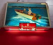 Image result for Budweiser Light Up Sign