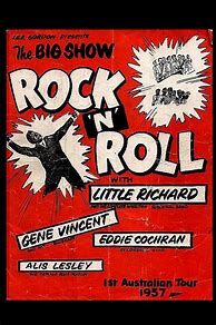 Image result for Rock'n Roll Posters Vintage