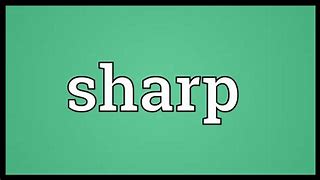 Image result for What Is a Sharp Also Know As