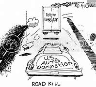 Image result for American Automobile Industry Cartoon