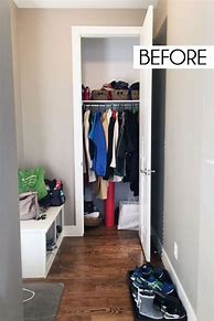 Image result for Coat Closet No Door
