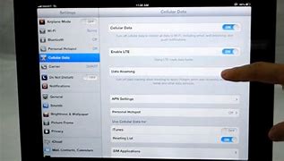 Image result for Turn On Data On iPad