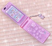 Image result for SoftBank Flip Phone Pink