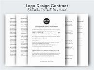 Image result for Simple Logo Design Contract