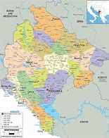 Image result for Montenegro Tourist Map