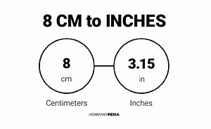 Image result for 8 Cm to Inches