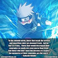 Image result for Naruto Quotes Hatake Kakashi