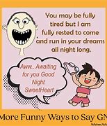 Image result for Funny Ways to Say Goodnight