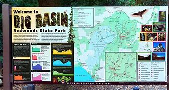 Image result for Big Basin State Park Map