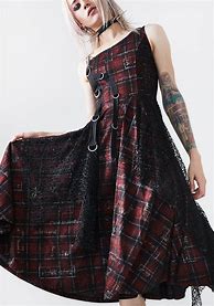 Image result for Punk Rave Clothing Red Dress