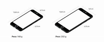 Image result for iphone 8 size vs iphone 6 plus