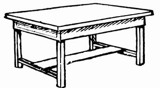 Image result for Table Cartoon Black and White