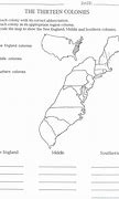 Image result for 13 Colonies Map Color